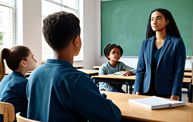 **
"A diverse group of students in a classroom setting, learning about AI ethics, fully clothed, appropriate content, safe for work, perfect anatomy, correct proportions, natural pose, professional illustration, educational setting, modest clothing, family-friendly"
**